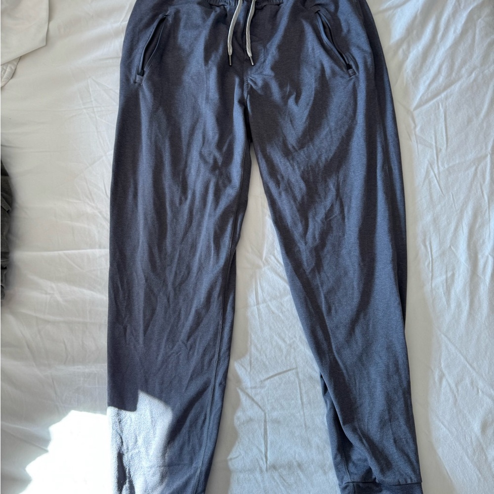 Men's Vuori Ponto Performance Gray Jogger Pants